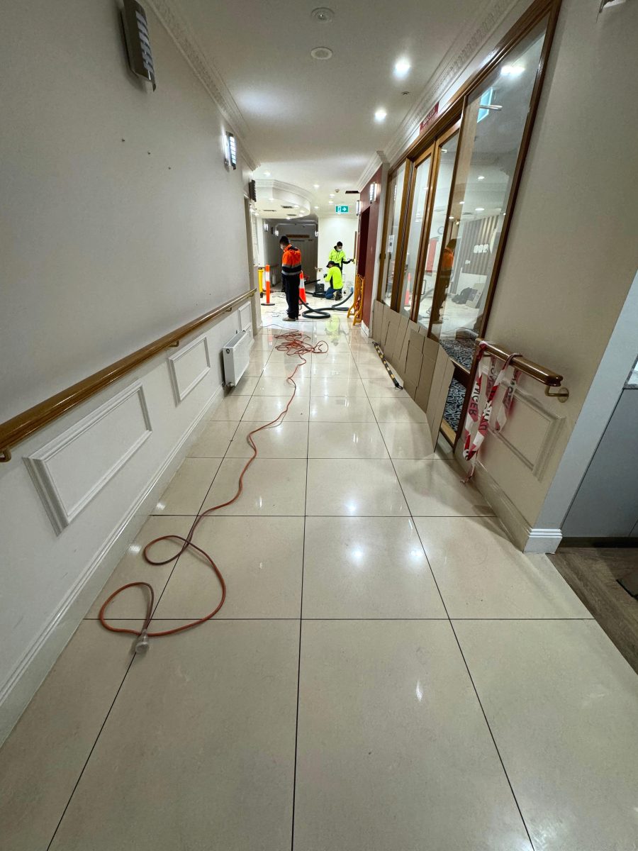 Commercial interior before strip-out