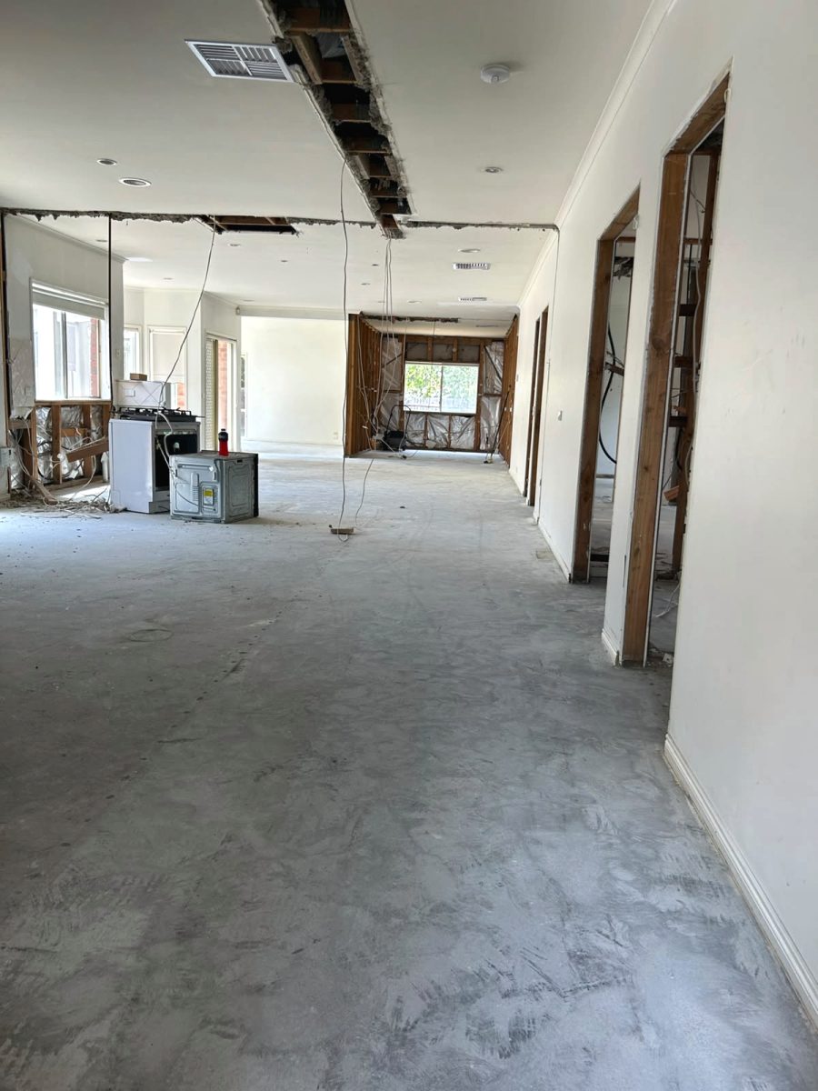 Residential project after demolition