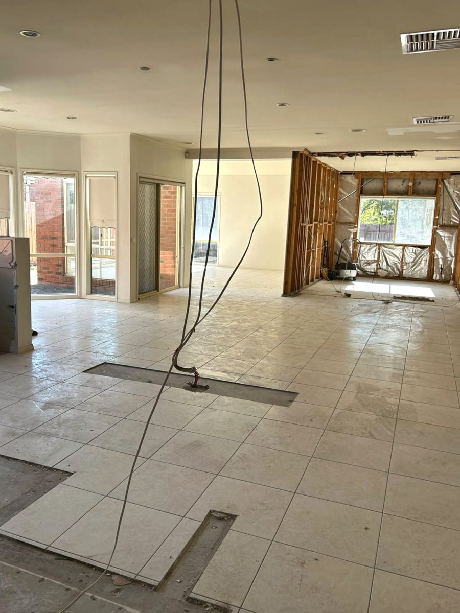 Residential project before demolition