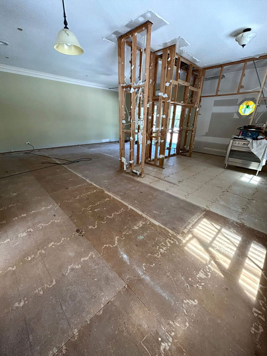 Flooring before removal